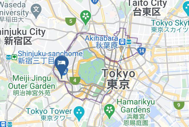 Chiyoda Ward - Hotel New Otani Tokyo Garden Tower Maps