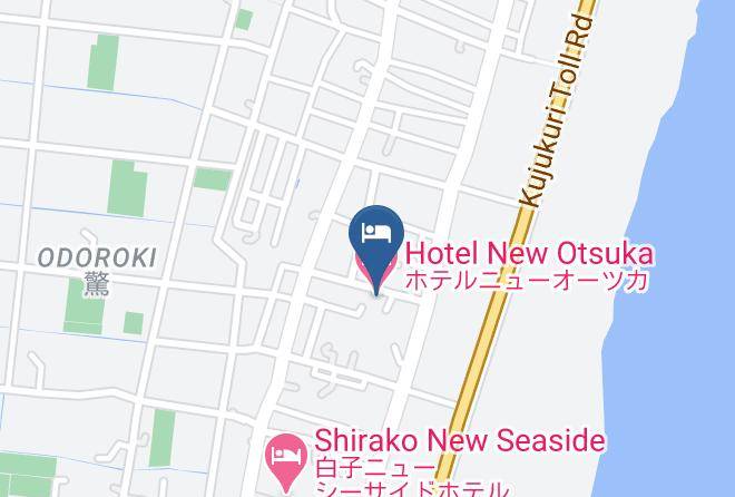 Shirako Townchosei District - Hotel New Otsuka Maps