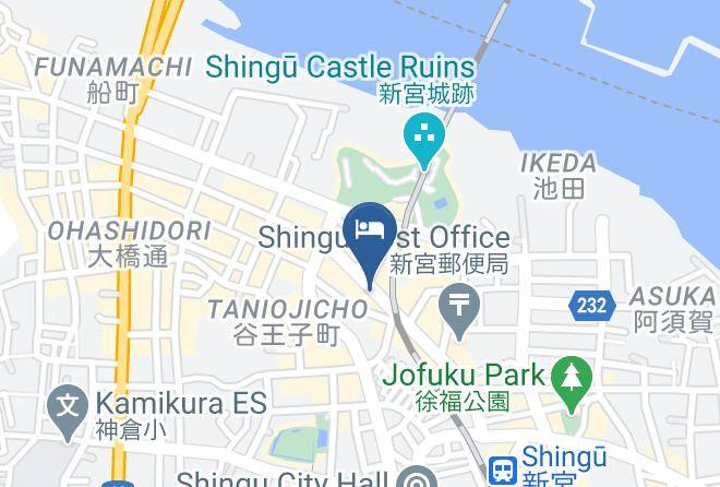 Shingu City - Hotel New Palace Maps