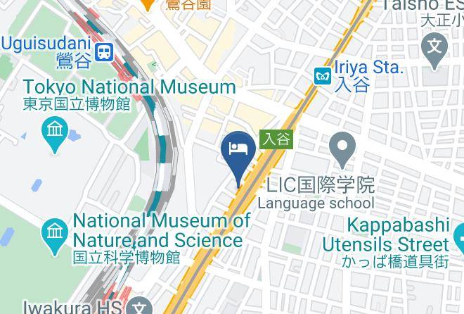 Taito Ward - Hotel New Park Maps