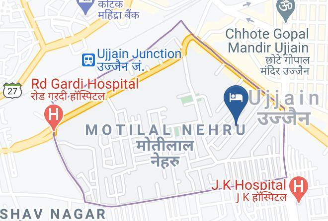Ujjain - Hotel New Raj Palace Maps