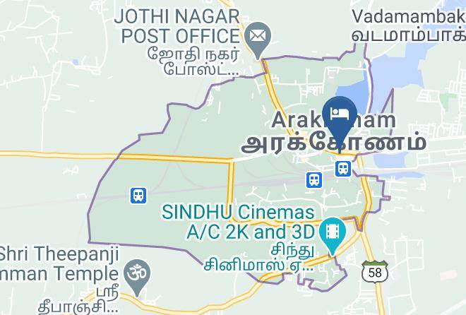 Arakkonam - Hotel New Sairam Maps