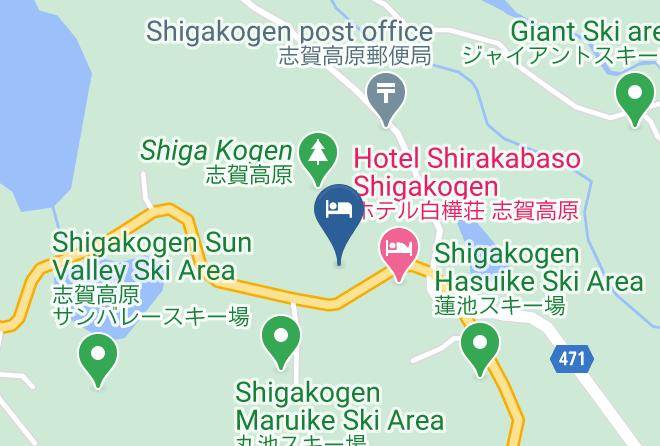 Yamanouchi Townshimotakai District - Hotel New Shiga Maps