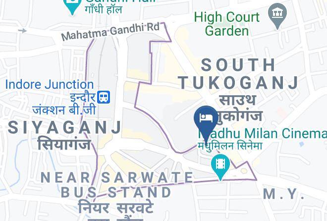 Indore - Hotel New Sunder Maps