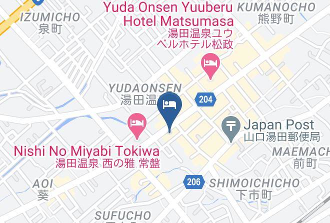 Yamaguchi City - Hotel New Tanaka Maps