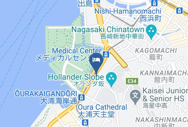 Nagasaki City - Hotel New Tanda Maps