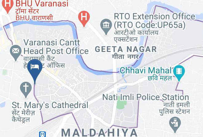 Varanasi - Hotel New Temples Town Maps