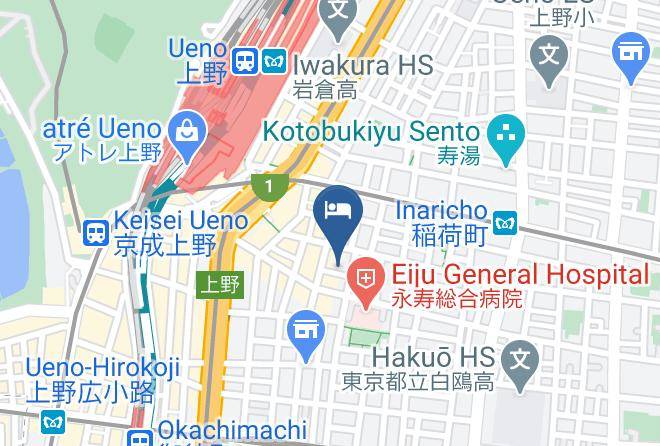 Taito Ward - Hotel New Tohoku Maps