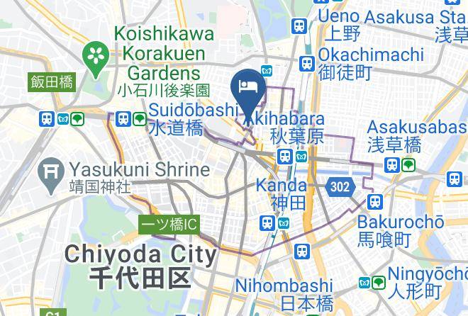 Chiyoda Ward - Hotel New Town Akihabara Maps