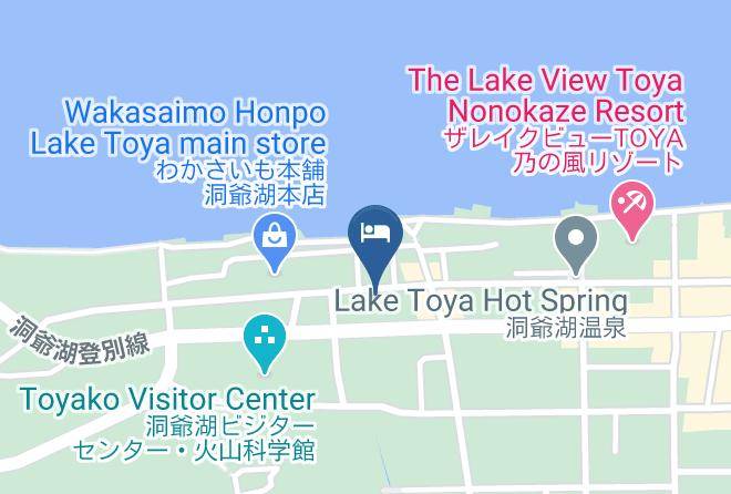 Toyako Townabuta District - Hotel New Toyako Maps
