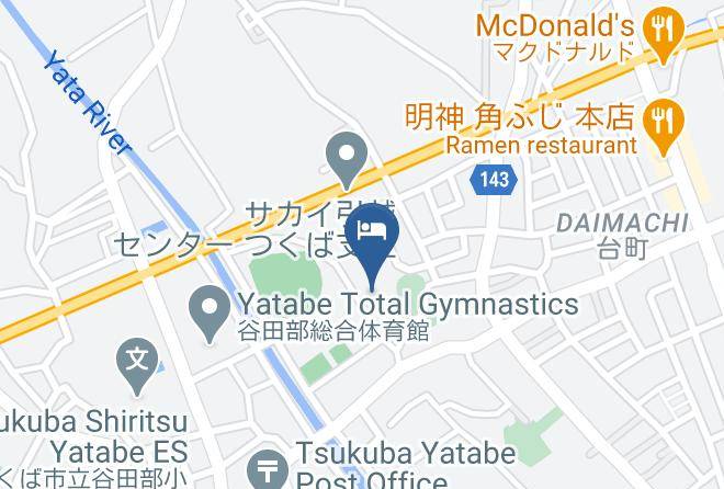 Tsukuba City - Hotel New Umeya Maps