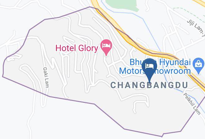 Thimphu - Hotel New Yardroling Maps