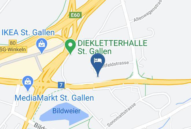 Sankt Gallen - Hotel Newstar Maps