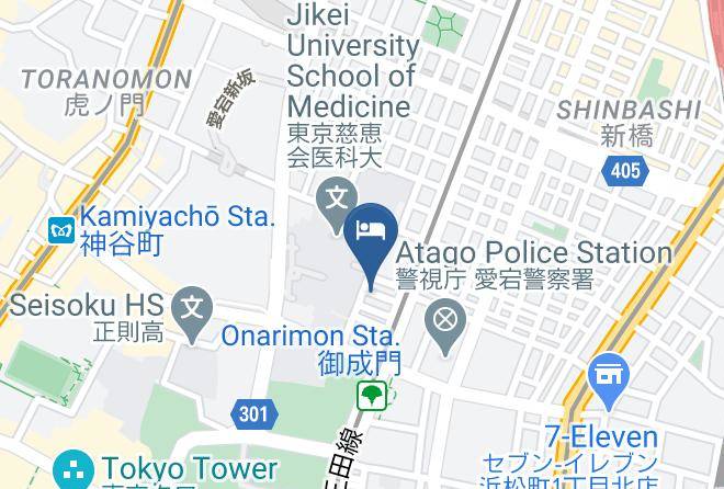 Minato Ward - Hotel Nexus Door Tokyo Maps