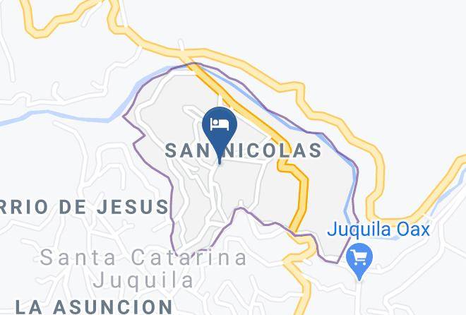 Santa Catarina Juquila - Hotel Neza Maps