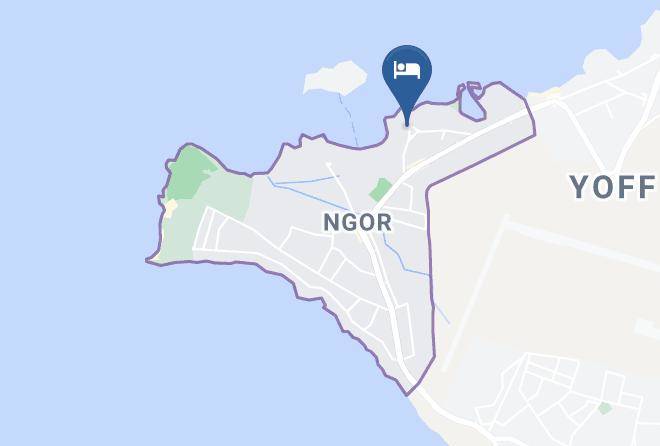Dakar - Hotel Ngor Diarama Maps