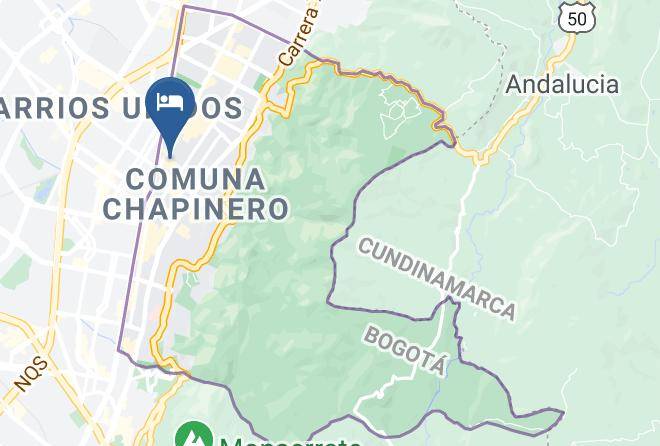 Radisson Bogota Metrotel Map