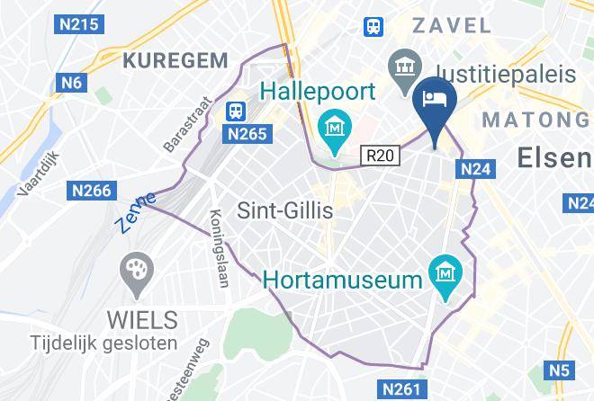 Sint Gillis - Hotel Nh Brussels Stephanie Maps