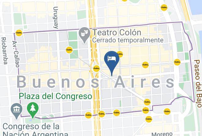 San Nicolas - Hotel Nh Buenos Aires Latino Maps