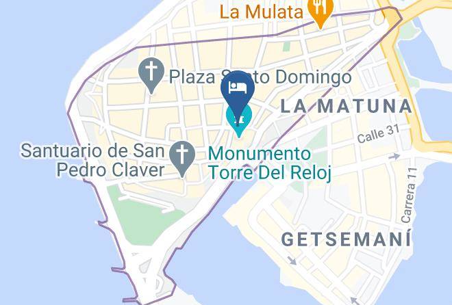 Cartagena De Indias - Hotel Nh Cartagena Urban Royal Maps