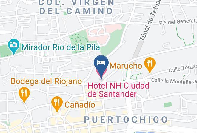 Santander - Hotel Nh Ciudad De Santander Maps