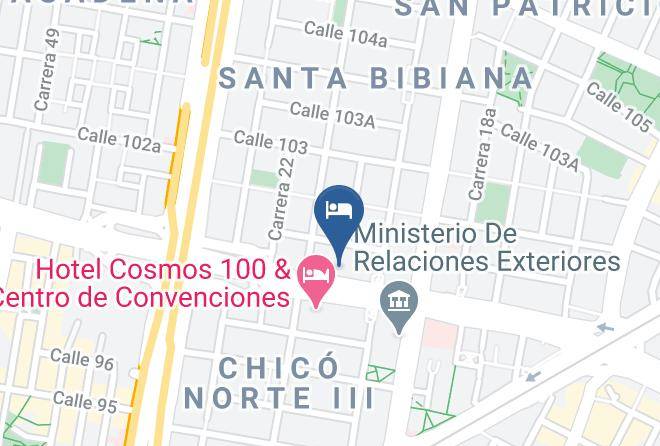 Bogota - Hotel Nh Collection Bogota Terra 100 Royal Maps