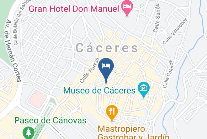 Caceres - Hotel Nh Collection Caceres Palacio De Oquendo Maps