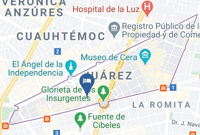 Cuauhtemoc - Hotel Nh Collection Mexico City Reforma Maps