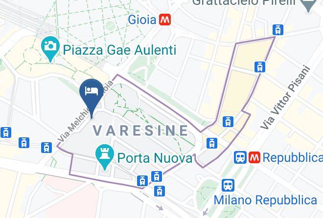 Milan - Hotel Nh Collection Milano Porta Nuova Maps
