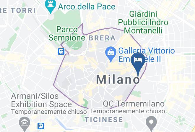Milan - Nh Collection Milano President Maps