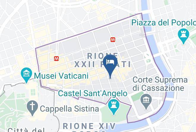 Rome - Hotel Nh Collection Roma Giustiniano Maps