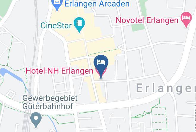 Erlangen - Hotel Nh Erlangen Maps
