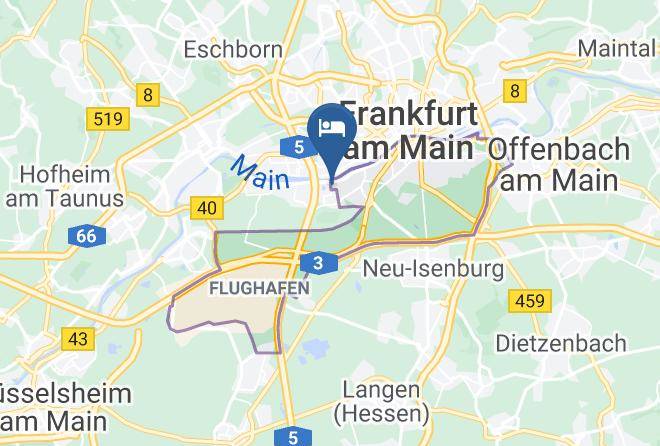 Frankfurt Am Main - Hotel Nh Frankfurt Niederrad Maps