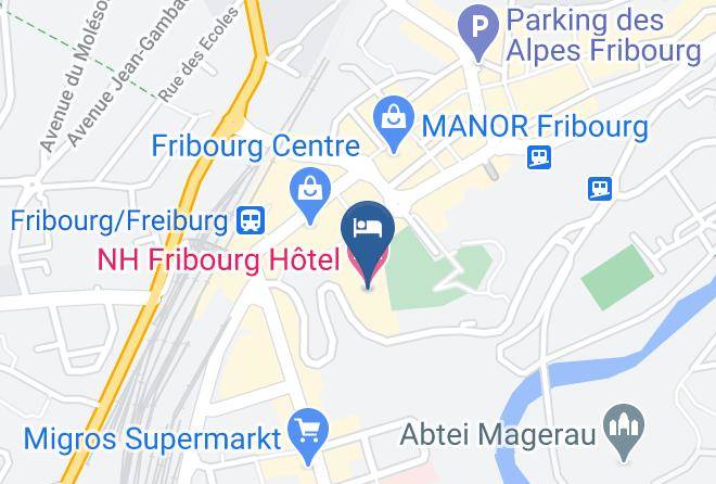 La Sarine - Hotel Nh Fribourg Maps