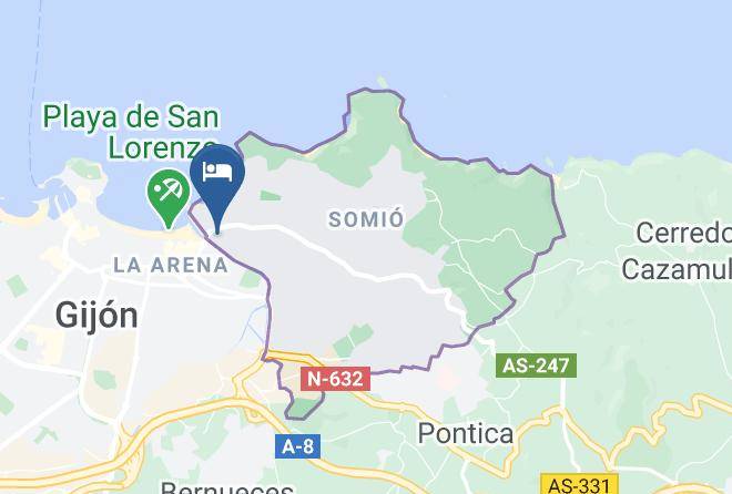 Asturias - Hotel Nh Gijon Maps