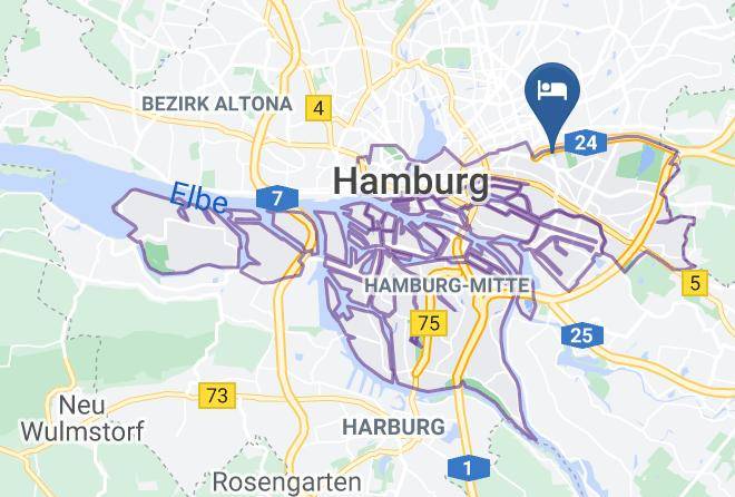Stadt Hamburg - Hotel Nh Hamburg Horner Rennbahn Maps