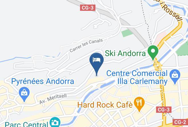 Andorra La Vella - Hotel Nh Andorra La Vella Maps