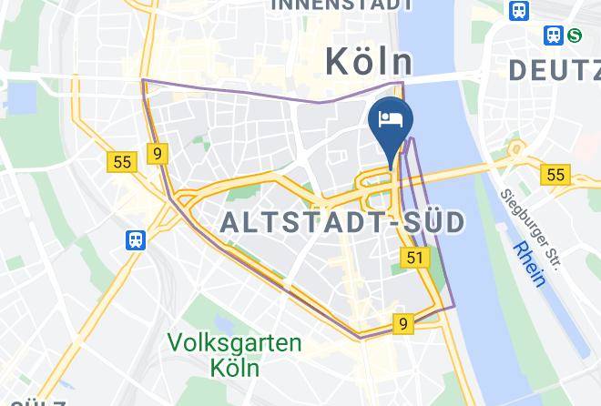 Cologne - Hotel Nh Koln Altstadt Maps