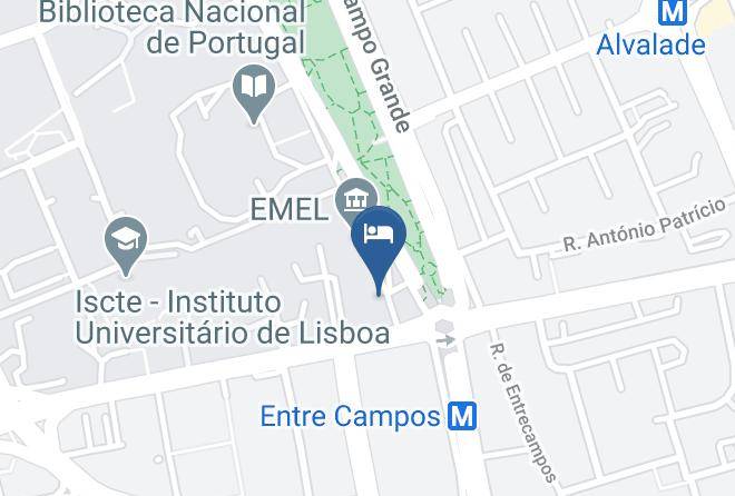 Lisbon - Hotel Nh Lisboa Campo Grande Maps