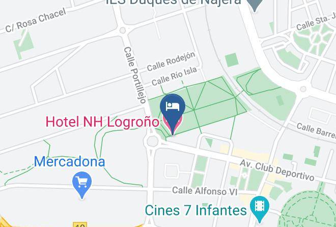 La Rioja - Hotel Nh Logrono Maps