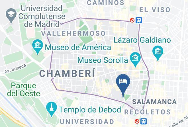 Madrid - Hotel Nh Madrid Alonso Martinez Maps