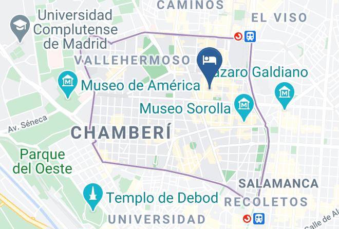 Hotel Nh Madrid Chamberi Map