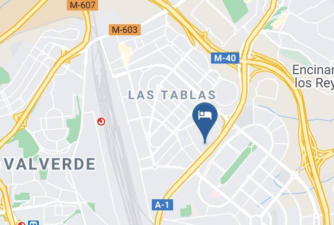 Madrid - Hotel Nh Madrid Las Tablas Maps
