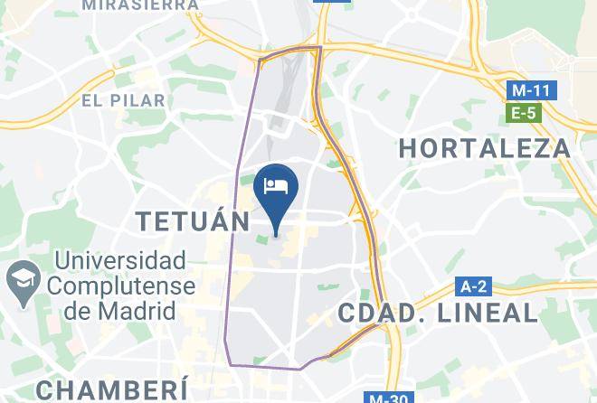 Madrid - Hotel Nh Madrid Paseo De La Habana Maps