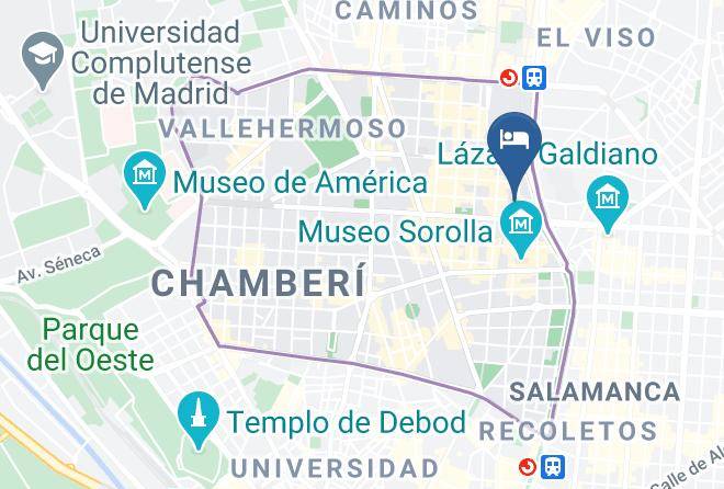 Madrid - Hotel Nh Madrid Zurbano Maps