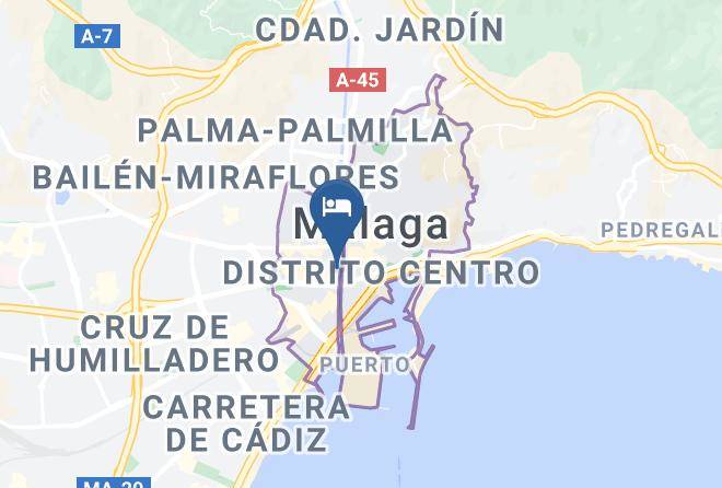 Malaga - Hotel Nh Malaga Maps