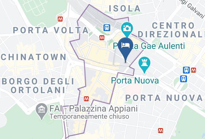 Milan - Hotel Nh Milano Palazzo Moscova Maps