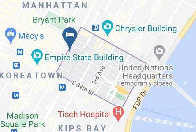 New York - Hotel Nh Collection New York Madison Avenue Maps