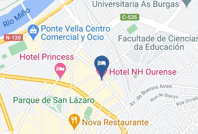 Ourense - Hotel Nh Ourense Maps