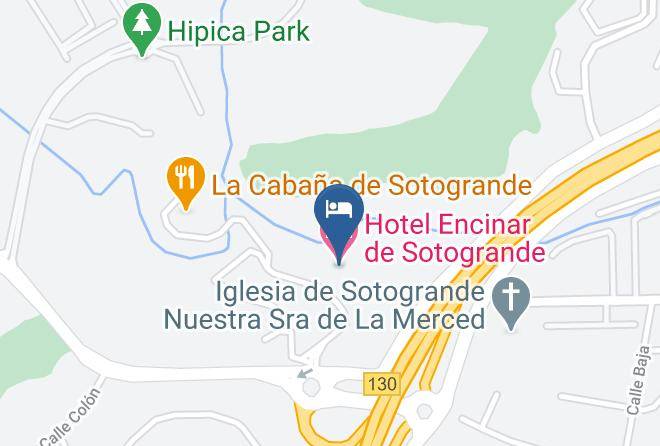 Hotel Encinar De Sotogrande Karte - Andalusia - Cadiz